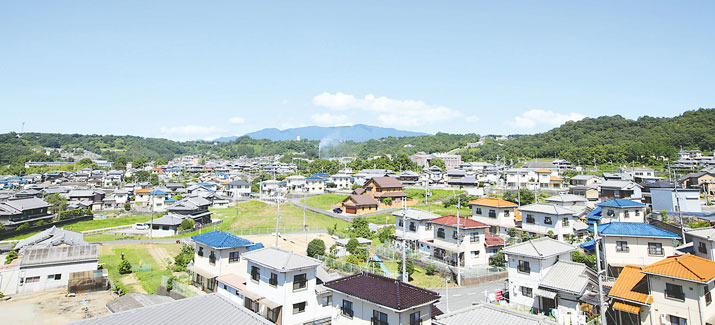 町の風景写真